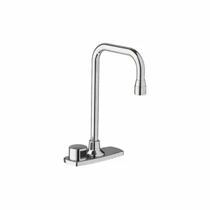 SLOAN ETF-770-4-PLG-TEE-CP-2.2GPM-LAM-IR-FCT Gooseneck Bathroom Faucet, Chrome Finish, 2.2 gpm Flow Rate | CJ2JBA 491G83