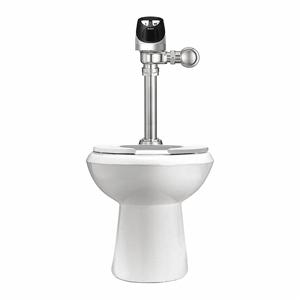 SLOAN WETS2002.1201 Toilette mit Spülventil, 1.1,1.28, 1.6 und 2 Gallonen pro Spülung, längliche Schüssel, oberer Anschluss | CJ5FUG 3NFLXNUMX