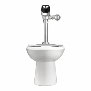 SLOAN WETS2002.1201 Flush Valve Toilet, 1.1,1.28 And 1.6 Gallons per Flush, Elongated Bowl, Top Spud | CJ2FUG 5NFL3