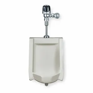 SLOAN WEUS1000.1401 Washout Urinal And Automatic Flush Valve, 0.125 Gallons per Flush, Vitreous China | CJ3UFA 2PPR4