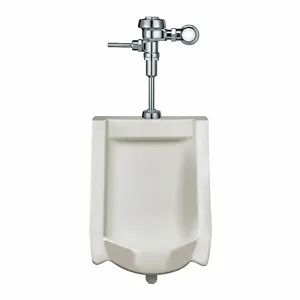 SLOAN WEUS1002.1001 Washout Urinal And Manual Flush Valve, 0.25 Gallons per Flush, Vitreous China | CJ3UFC 5NFL0