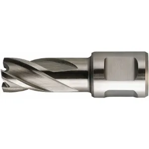 SLUGGER S4375 7/16 x 1 Inch Uncoated Annular Cutter, Weldon Drive, 3/4 Inch Shank Dia. | CD2KNW 20YN19