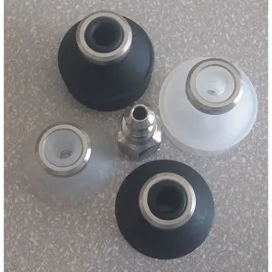 SMC VALVES RFKSS-GAS0068 Vacuum Pad Diameter 25mm 25.4mm Black/clear | AG6KKU 36LU41