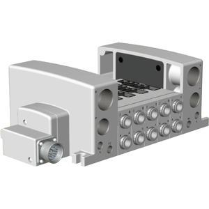 SMC VALVES 56-VV5QC41-0203MD3N Ventilverteiler, 3/8 Basismontagegröße | AP2PTG
