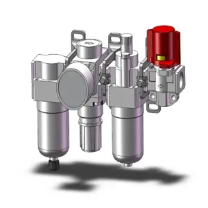 SMC VALVES AC20-02G-V-C-B Modular, 1/4 Inch Size, Port | AN9XBZ