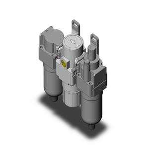 SMC VALVES AC20-N02-3CZ-A Modular, 1/4 Inch Size, N Port | AN7CQB