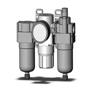 SMC VALVES AC20-N02G-3CZ-A Modular, 1/4 Inch Size, N Port | AN8QGW