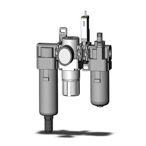 SMC VALVES AC30-03DG-S-A Modular, 3/8 Inch Size, Port | AN8YTV