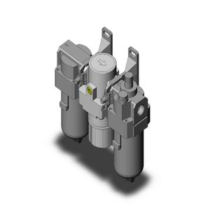 SMC VALVES AC30-N02-3Z-A Modular, 1/4 Inch Size, N Port | AN7CQL