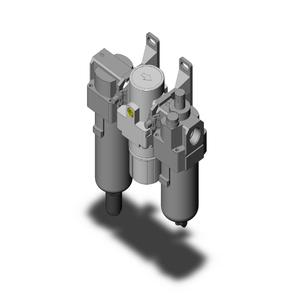 SMC-VENTILE AC30-N03D-3Z-A Modular, 3/8 Zoll Größe, N-Anschluss | AN7CQP