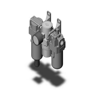 SMC VALVES AC30-N03DG-Z-A Modular, 3/8 Inch Size, N Port | AN8QHD