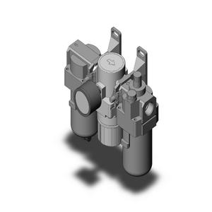 SMC VALVES AC30-N03G-Z-A Modular, 3/8 Inch Size, N Port | AN8QHC