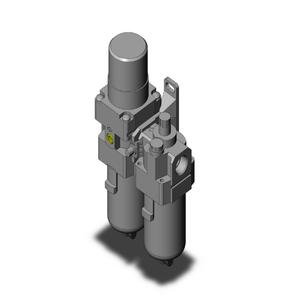 SMC VALVES AC30A-N03-3Z-A Modular, 3/8 Inch Size, N Port | AN7CQH