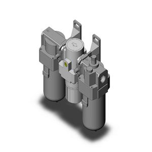 SMC VALVES AC40-N03-3Z-A Modular, 3/8 Inch Size, N Port | AN9XVH