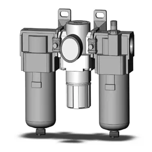 SMC VALVES AC40-N06G-3Z-A Filter/Regulator/Lubricator Combo, 3/4 Port Size | AN9EHH