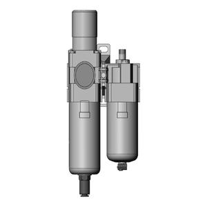 SMC-VENTILE AC40A-04DG-3-A Modular, 1/2 Zoll Größe, Anschluss | AN9TZC