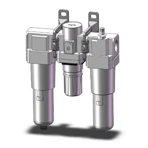 SMC VALVES AC50-N06-Z-B Filter/Regulator/Lubricator Combo, 3/4 Port Size | AN8GLJ