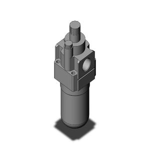 SMC VALVES AL20-02-A Schmierstoffgeber, 1/4 Zoll Größe, Anschluss | AN7CYH