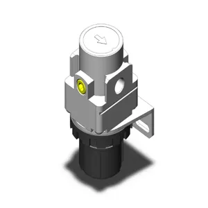 SMC VALVES AR20-01B-A Regulator, 1/8 Inch Modular | AN7DAE