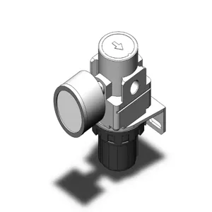 SMC VALVES AR20-01BM-A Regulator, 1/8 Inch Modular | AN9ZNU