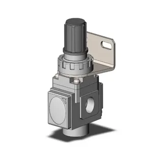 SMC VALVES AR20-F02BE-Y-B Regulator, 1/4 Inch Modular | AN9MKW