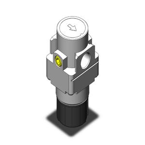 SMC-VENTILE AR20-N02-NRYZ-A Modular, 1/4 Zoll Größe, Anschluss | AN8QJR