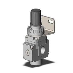 SMC VALVES AR20K-02B-Y-B Regulator, 1/4 Inch Modular | AP3BGG