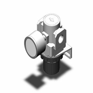 SMC VALVES AR25-02BG-1-A Modular, 1/4 Inch Size, Port | AN9WBT