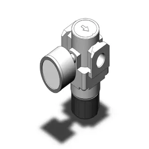 SMC VALVES AR25-N02G-1Z-A Regulator, 1/4 Inch Modular | AN8QEQ