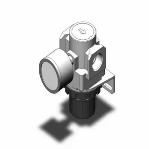 SMC VALVES AR25-N03BG-1Z-A Modular, 3/8 Inch Size, Port | AN9XDD