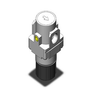 SMC VALVES AR30-03-1-A Regulator, 3/8 Inch Modular | AN7DCD