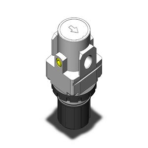 SMC VALVES AR30-N02H-1Z-A Regulator, 1/4 Inch Modular | AN7DCJ