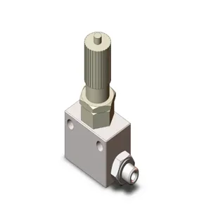 SMC VALVES AS1000-M5-N Flow Controller, M5 Size, Standard Port | AL3MQM