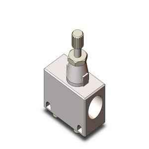 SMC VALVES AS2000-N02 Flow Controller, 1/4 Inch Size, Standard N Port | AL3MRG