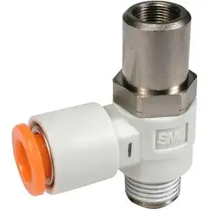 SMC VALVES AS2201F-N01-07D Flow Controller, 1/8 Inch Size, Standard N Port | AP2KVY