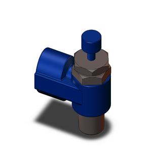 SMC VALVES AS2210-02-S Durchflussregler, 1/4 Zoll Größe, Standardanschluss | AM8AZE