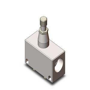 SMC VALVES AS3000-N03 Durchflussregler, 3/8 Zoll Größe, Standard-N-Anschluss | AM2WXG