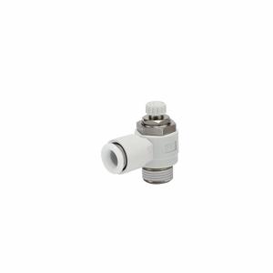SMC VALVES AS4211FG-N04-11S Speed Control Valve, Npt X Tube, 1/2 Inch Port Size, 3/8 Inch Tube Size, Inch Flow | CU3AUP 4DGZ2