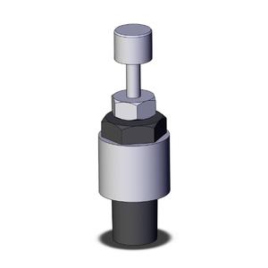SMC VALVES ASN2-N01-J Durchflussregler, 1/8 Zoll Größe, Standard-N-Anschluss | AP2LHA