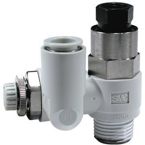 SMC VALVES ASP330F-U01-07-J Durchflussregler, 1/8 Zoll Größe, Standard-N-Anschluss | AN6GTG