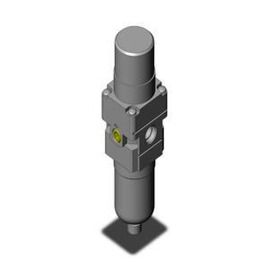 SMC VALVES AW20-02-A Regulator, 1/4 Inch Modular | AN9DCR