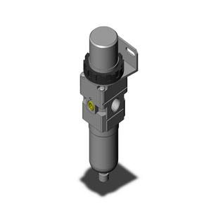 SMC VALVES AW20-02B-2-A Filter Regulator, 1/4 Port Size | AN8FGJ