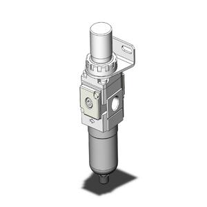 SMC VALVES AW20-02B-B Regulator, 1/4 Port Size | AN9XUD