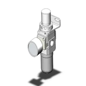 SMC VALVES AW20-02BG-2-B Regulator, 1/4 Inch Modular | AP2ZUH