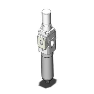 SMC VALVES AW20-F02CH-2-B Regulator, 1/4 Port Size | AN9TWE