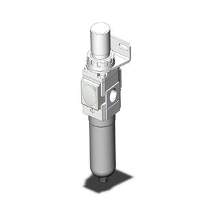 SMC VALVES AW20-N02BCE-ZB Filterregler, 1/4 Anschlussgröße | AN9BNP