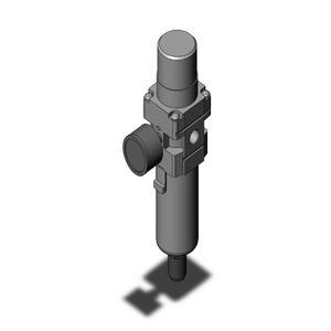 SMC VALVES AW30-02DM-A Regler, 1/4 Zoll modular | AP2MKD