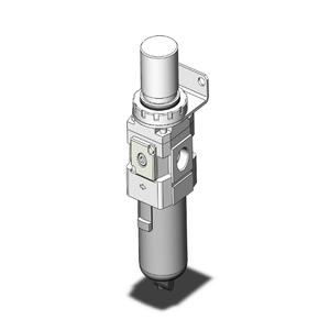SMC VALVES AW30-03B-B Filterregler, 3/8 Anschlussgröße | AN8GED