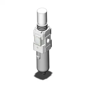 SMC VALVES AW30-F02EH-B Regulator, 1/4 Inch Modular | AN9GBZ