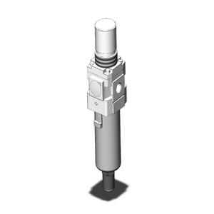 SMC VALVES AW30-N02CE-ZB Filterregler, 1/4 Anschlussgröße | AN8LWM